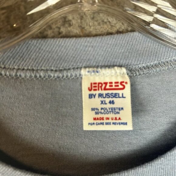 Jerzees by Russell Montana Western Cowboy Ranch Graphic T Shirt Size XL 80s USA - Picture 3 of 4
